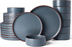 Halo Plates and Bowls Set 12 Pieces Dinner