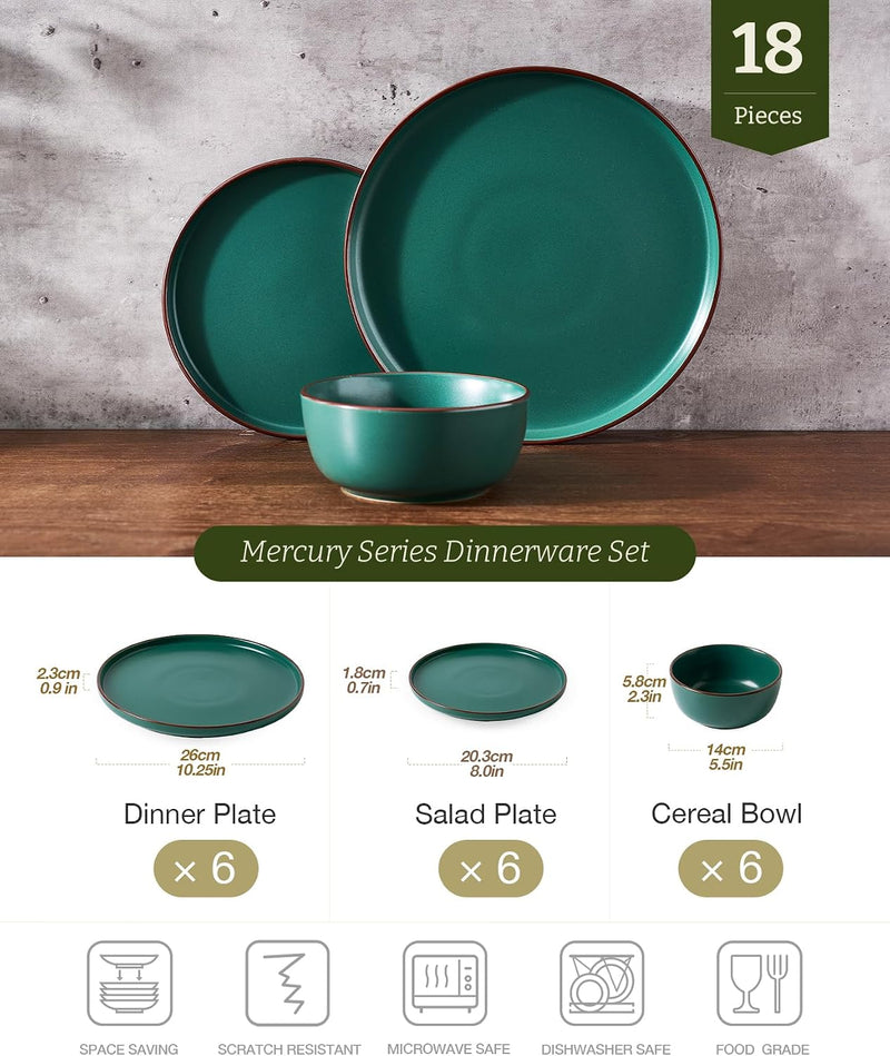 Halo Plates and Bowls Set 12 Pieces Dinner
