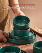 Halo Plates and Bowls Set 12 Pieces Dinner