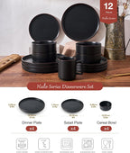 Halo Plates and Bowls Set 12 Pieces Dinner