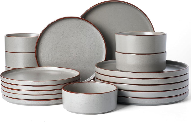 Halo Plates and Bowls Set 12 Pieces Dinner
