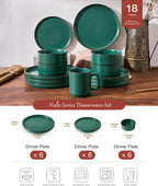 Halo Plates and Bowls Set 12 Pieces Dinner