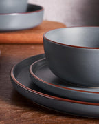 Halo Plates and Bowls Set 12 Pieces Dinner
