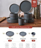 Halo Plates and Bowls Set 12 Pieces Dinner
