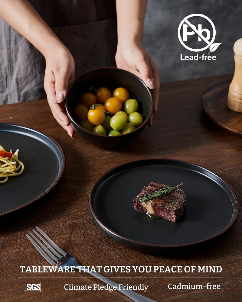 Halo Plates and Bowls Set 12 Pieces Dinner