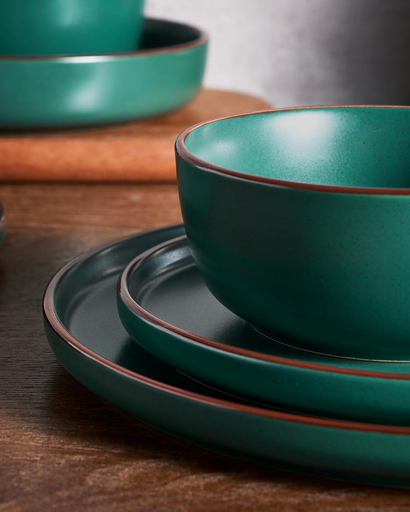 Halo Plates and Bowls Set 12 Pieces Dinner