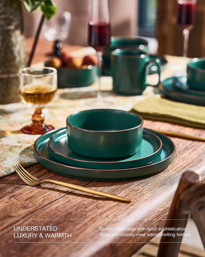 Halo Plates and Bowls Set 12 Pieces Dinner