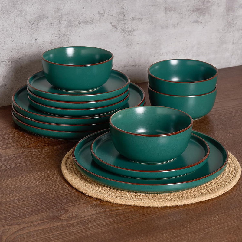 Halo Plates and Bowls Set 12 Pieces Dinner