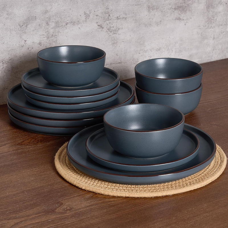 Halo Plates and Bowls Set 12 Pieces Dinner