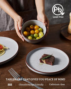 Halo Plates and Bowls Set 12 Pieces Dinner