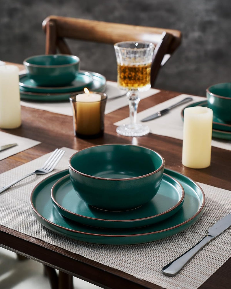 Halo Plates and Bowls Set 12 Pieces Dinner