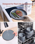 Halo Plates and Bowls Set 12 Pieces Dinner