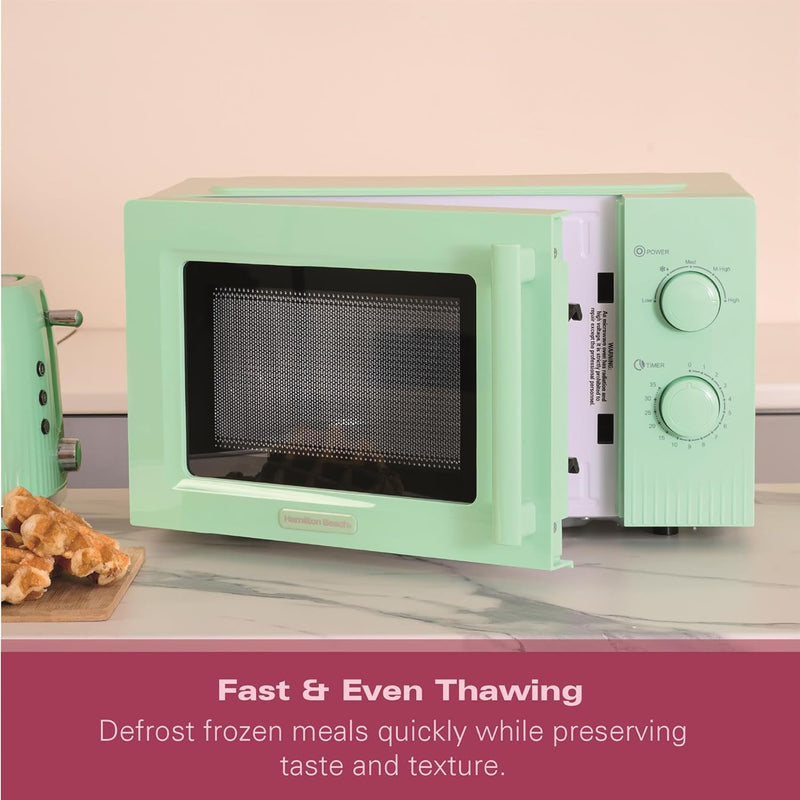 Microwave 20L Miami 800W Manual Dial Controls Quick
