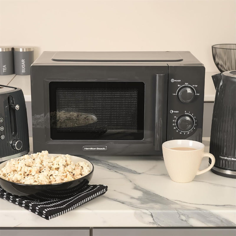 Microwave 20L Miami 800W Manual Dial Controls Quick