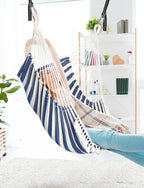 Hammock Chair Hanging Swing 2 Seat Cushions Included