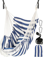 Hammock Chair Hanging Swing 2 Seat Cushions Included