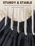 Hammock Chair Hanging Swing 2 Seat Cushions Included