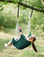 Hammock Chair Hanging Swing 2 Seat Cushions Included
