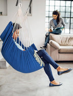 Hammock Chair Hanging Swing 2 Seat Cushions Included