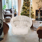 Hammock Chair with Cushion Handmade Macrame Swing Hanging