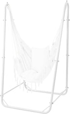 Hammock Chair with Stand Heavy-Duty Steel Hanging