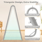 Hammock Chair with Stand Heavy-Duty Steel Hanging