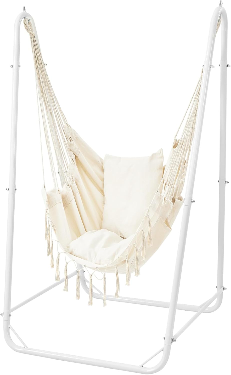 Hammock Chair with Stand Heavy-Duty Steel Hanging