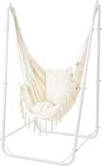 Hammock Chair with Stand Heavy-Duty Steel Hanging