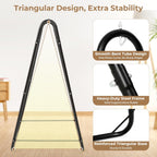Hammock Chair with Stand Heavy-Duty Steel Hanging