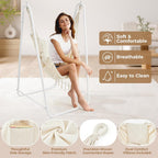 Hammock Chair with Stand Heavy-Duty Steel Hanging
