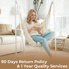 Hammock Chair with Stand Heavy-Duty Steel Hanging