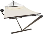 Double Hammock with Stand and Side Table 200