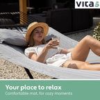 Double Hammock with Stand and Side Table 200