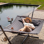 Hammock Stand with Sidetable Garden Hammocks 2 Persons