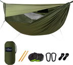 Hammock with Mosquito Net and Ridge Rope 290