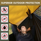 Hammock with Mosquito Net and Ridge Rope 290