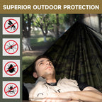 Hammock with Mosquito Net and Ridge Rope 290