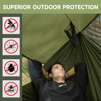 Hammock with Mosquito Net and Ridge Rope 290