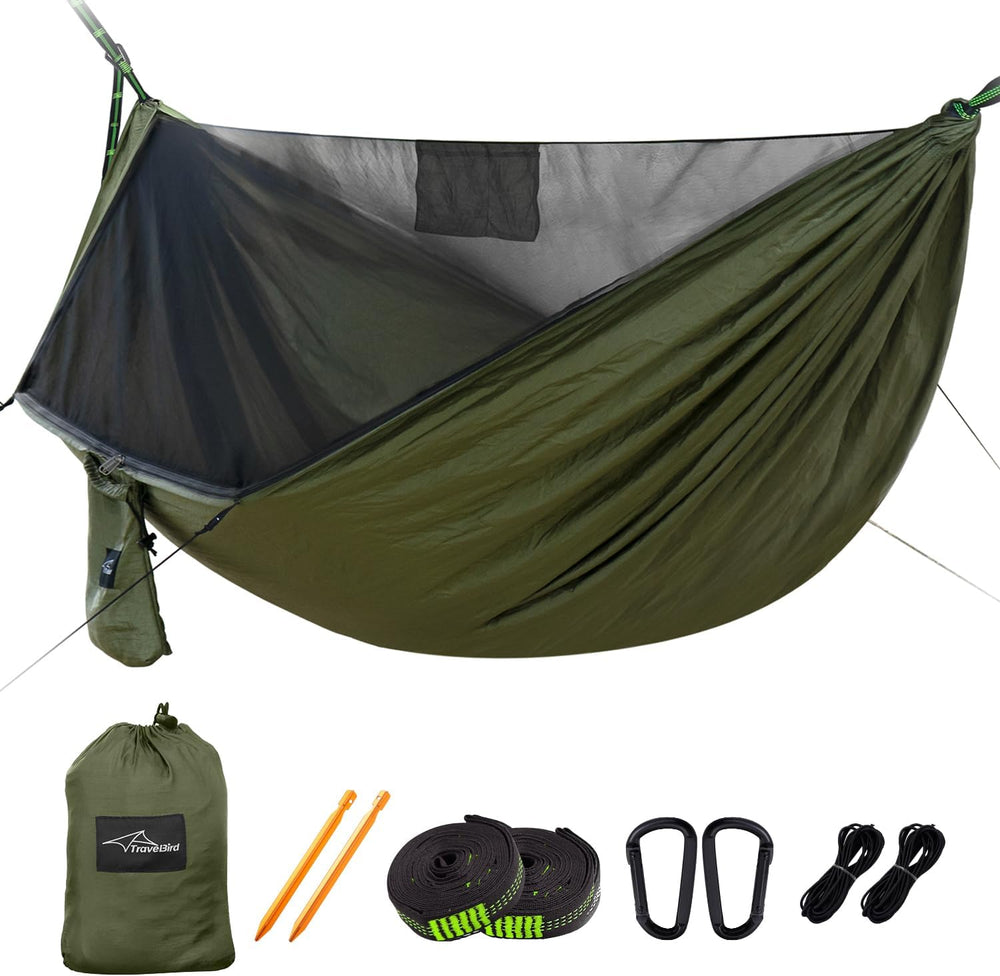 Hammock with Mosquito Net and Ridge Rope 290