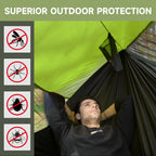 Hammock with Mosquito Net and Ridge Rope 290
