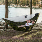 Hammock with Mosquito Net and Ridge Rope 290