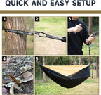Hammock with Mosquito Net and Ridge Rope 290