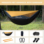 Hammock with Mosquito Net and Ridge Rope 290