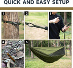 Hammock with Mosquito Net and Ridge Rope 290