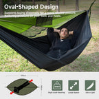 Hammock with Mosquito Net and Ridge Rope 290