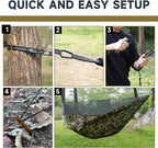 Hammock with Mosquito Net and Ridge Rope 290