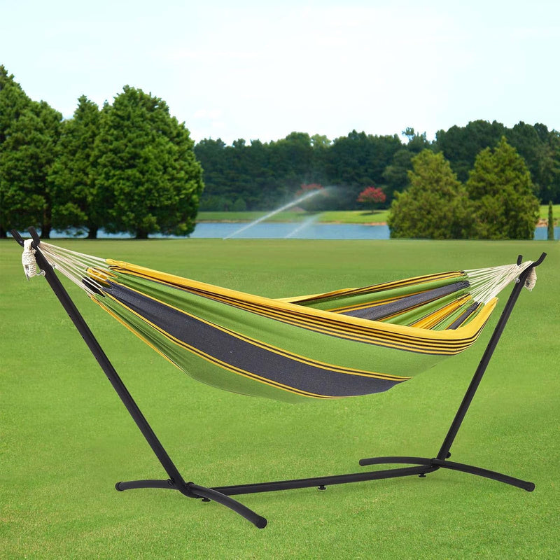 Hammock with Stand 2 Person Metal Frame