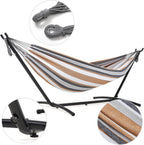 Hammock with Stand 2 Person Metal Frame