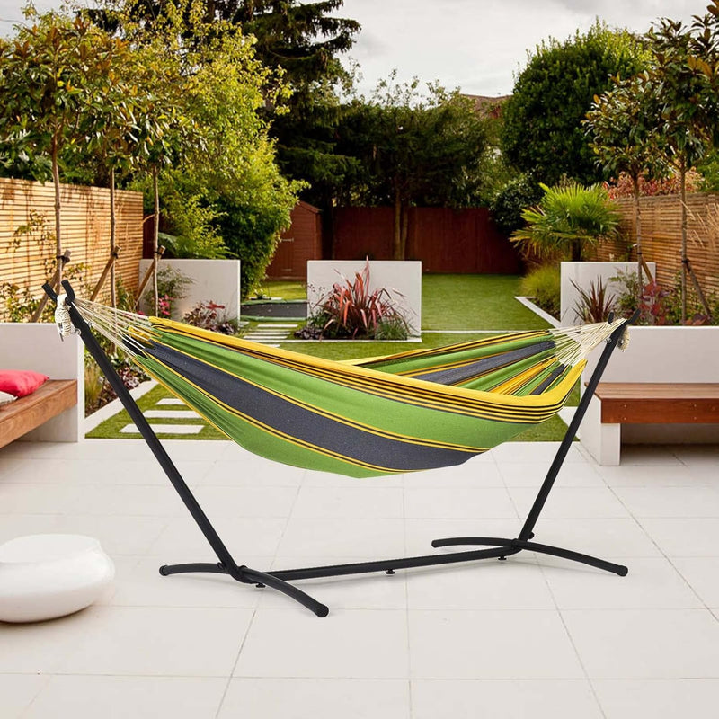 Hammock with Stand 2 Person Metal Frame