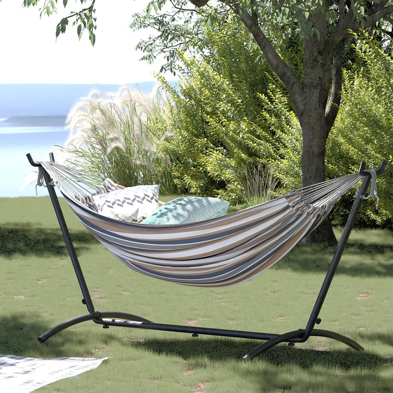 Hammock with Stand 2 Person Metal Frame